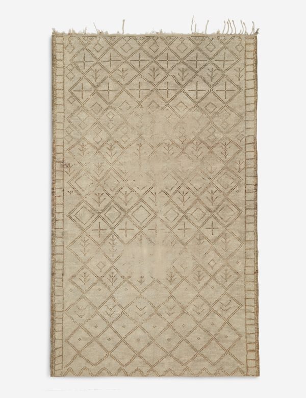 Vintage Moroccan Hand-Knotted Wool Rug No. 16, 5 5  x 9 5  Fashion