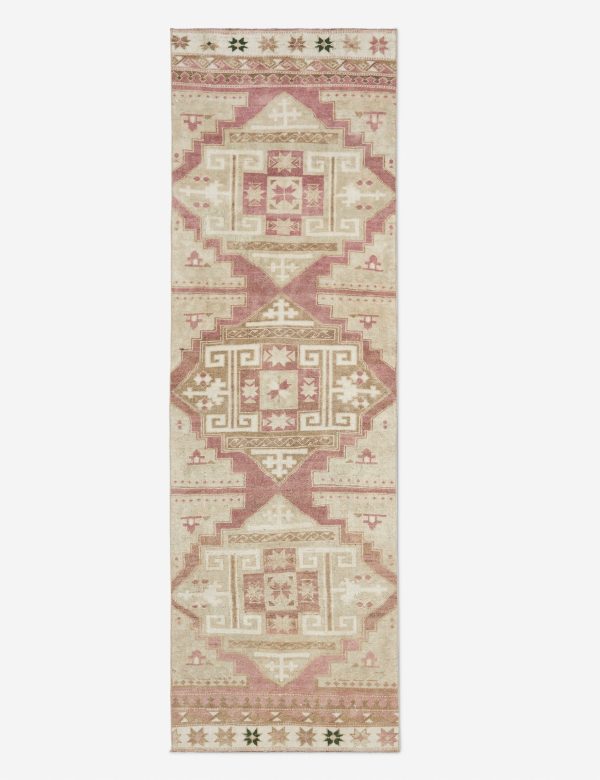 Vintage Turkish Hand-Knotted Wool Runner Rug No. 137, 3  x 9 5  Supply