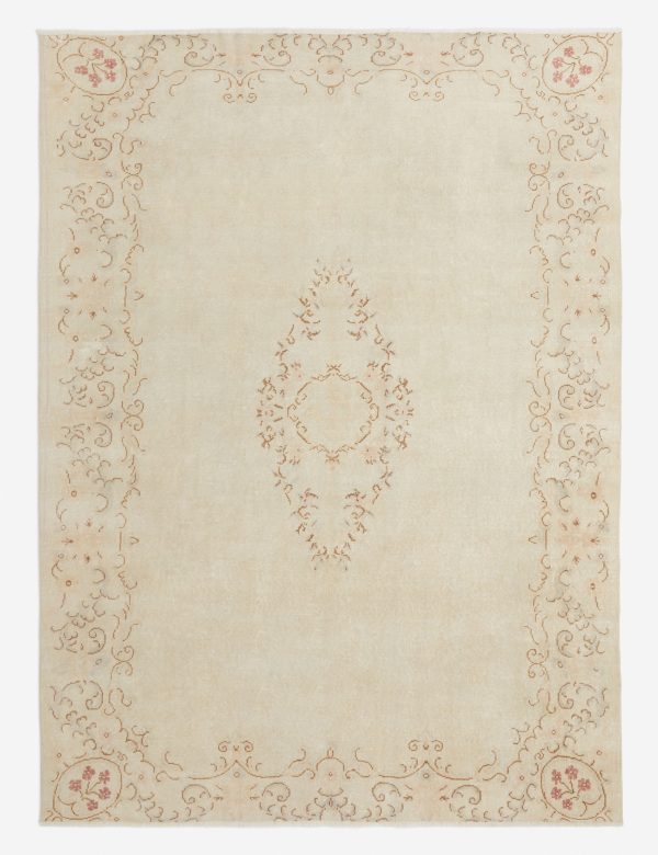 Vintage Turkish Hand-Knotted Wool Rug No. 272, 7 10  x 10 10  Online Sale