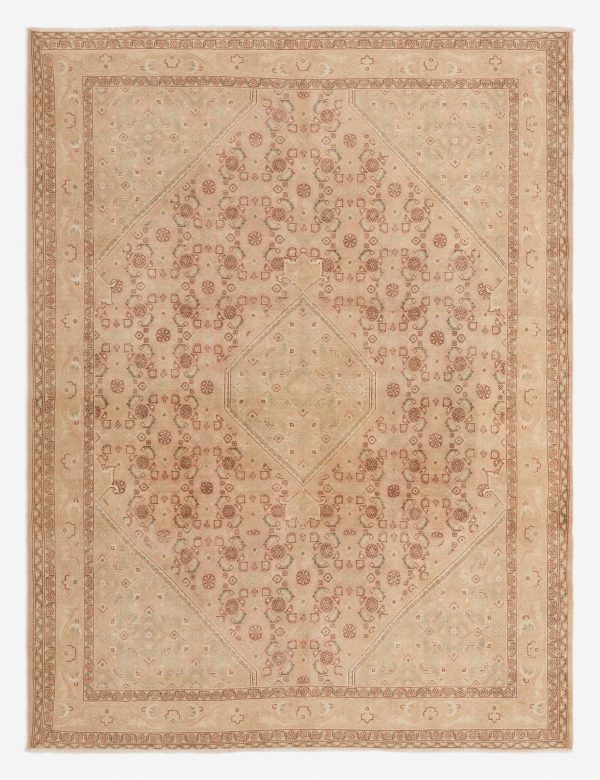 Vintage Turkish Hand-Knotted Wool Rug No. 274, 8 6  x 11 3  Online Sale