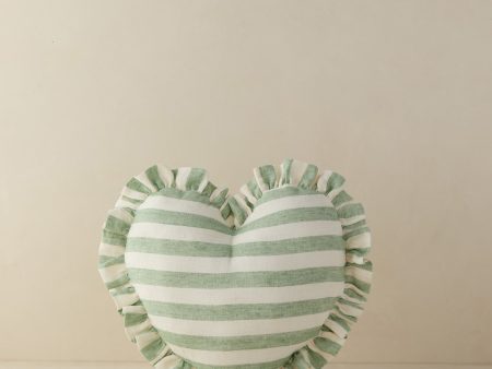 Amaroso Linen Heart Pillow Cheap