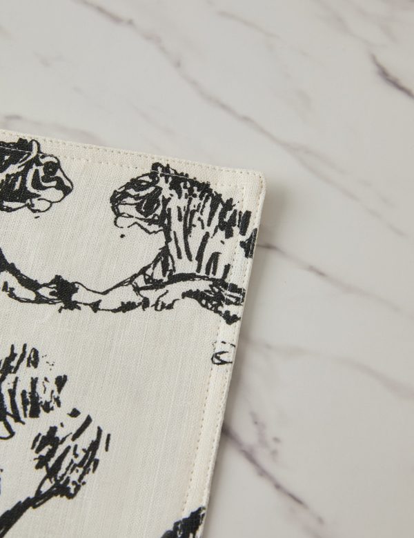 Tiger Linen Placemats (Set of 4) by Sarah Sherman Samuel Fashion