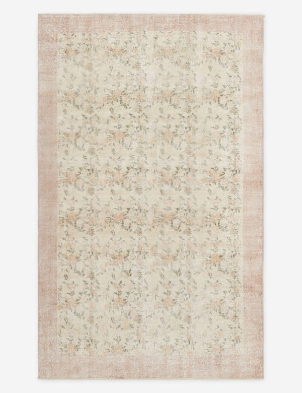 Vintage Turkish Hand-Knotted Wool Rug No. 305, 5 7  x 8 12  For Cheap