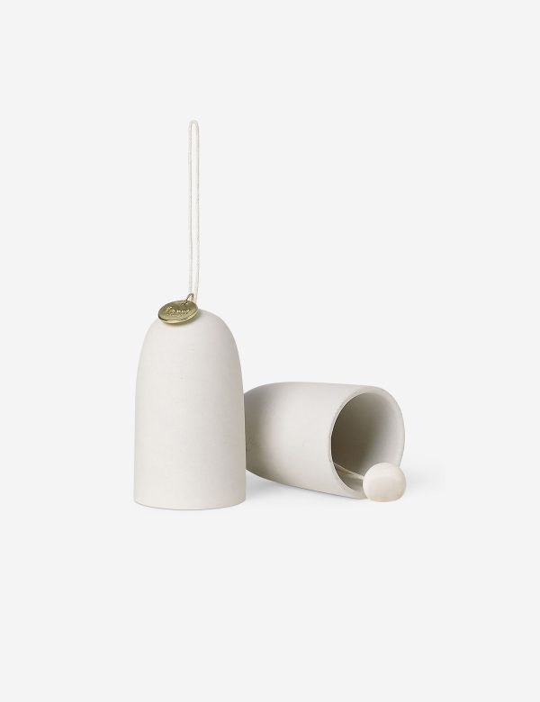 Bell Ceramic Ornaments (Set of 2) by Ferm Living Sale