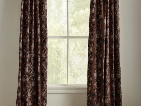 Vini Botanical Jacquard Curtain Panel by Sarah Sherman Samuel Supply