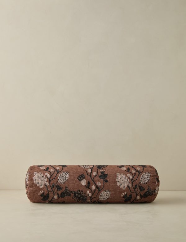 Vini Botanical Jacquard Bolster Pillow by Sarah Sherman Samuel on Sale