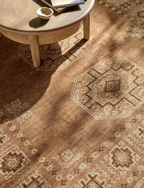 Calvez Hand-Knotted Wool Rug For Discount