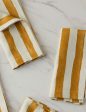 Painterly Stripe Linen Napkins (Set of 4) by Sarah Sherman Samuel Hot on Sale