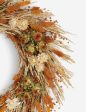 Bleached Oats, Dijon, and Florals Preserved Wreath on Sale