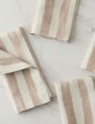 Painterly Stripe Linen Napkins (Set of 4) by Sarah Sherman Samuel Hot on Sale