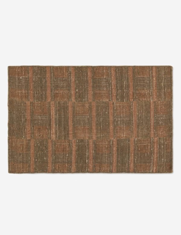 Tess Handwoven Wool-Blend Rug Swatch 12  x 12  Online Sale