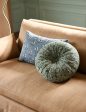 Fransen Linen Round Pillow For Sale