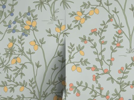 Lemon Grove Peel + Stick Wallpaper by Erin & Ben Co. Online