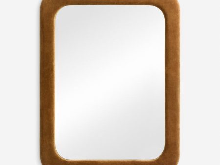 Annalee Upholstered Mantel Mirror Discount