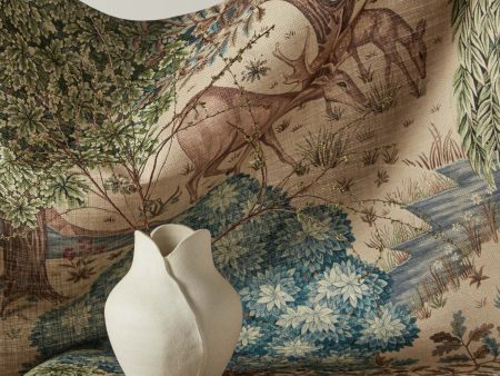 The Brook Tapestry Viscose Fabric by Morris & Co. Discount