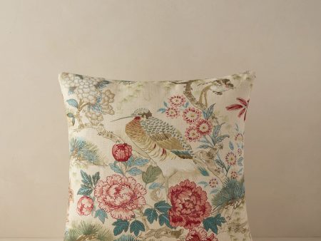 Shenyang Print Linen Pillow by Scalamandre Cheap