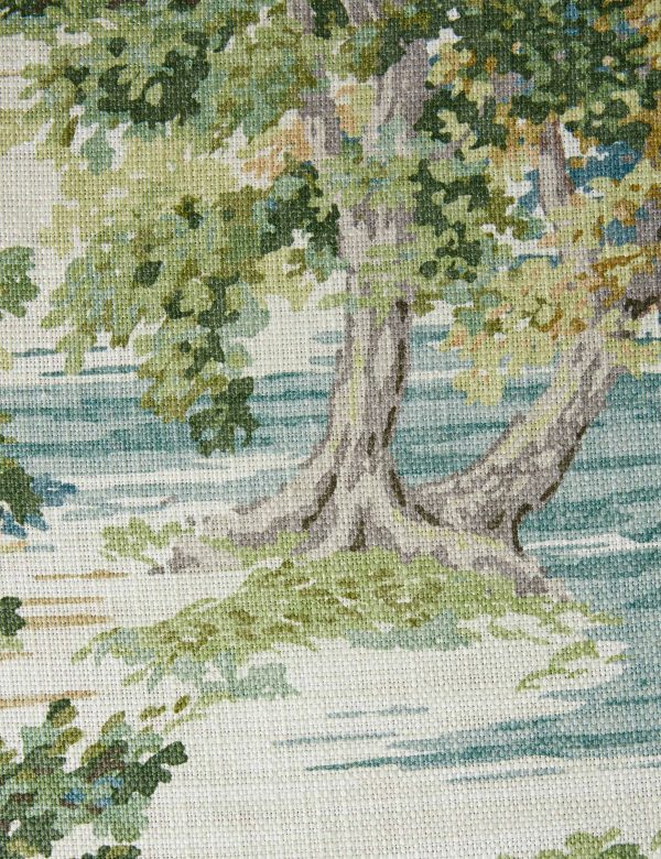 Ancient Canopy Viscose Fabric by Morris & Co. on Sale