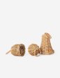 Braided Bell Bauble Ornaments (Set of 3) by Ferm Living Hot on Sale