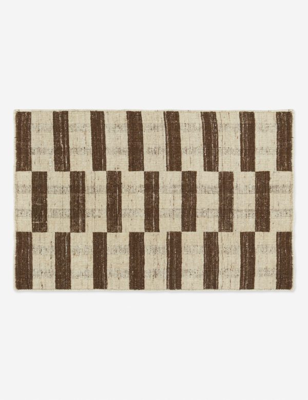 Tieran Handwoven Wool-Blend Rug Swatch 12  x 12  Fashion