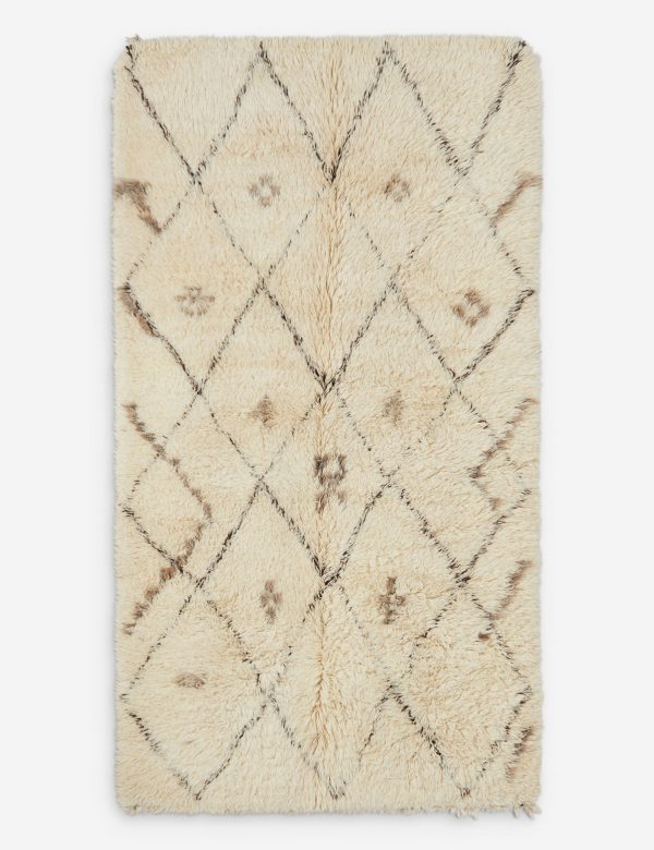 Vintage Moroccan Hand-Knotted Wool Rug No. 14, 5 1  x 9 3  Online now