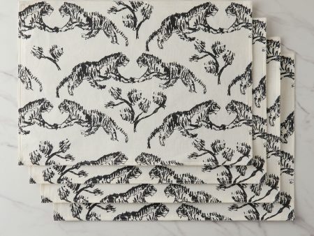 Tiger Linen Placemats (Set of 4) by Sarah Sherman Samuel Fashion