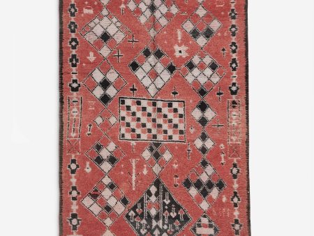 Vintage Moroccan Hand-Knotted Wool Rug No. 36, 5 7  x 11 1  For Cheap