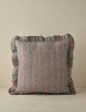 Amaroso Linen Ruffle Pillow For Sale