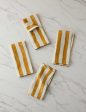 Painterly Stripe Linen Napkins (Set of 4) by Sarah Sherman Samuel Hot on Sale