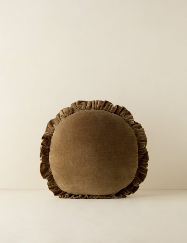 Mauree Velvet Round Pillow Online