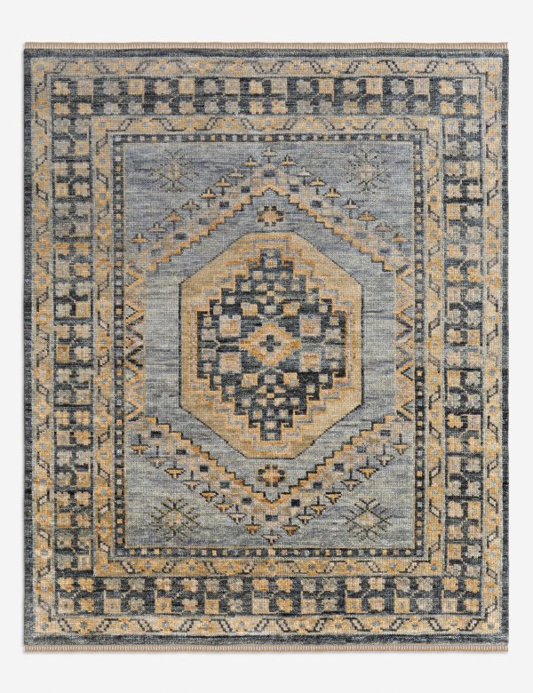 Barraza Hand-Knotted Wool Rug For Sale