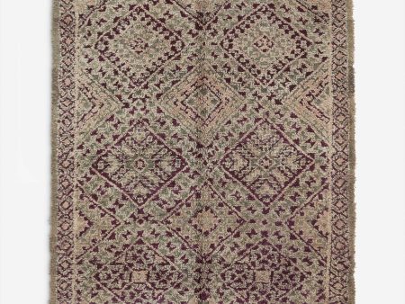 Vintage Moroccan Hand-Knotted Wool Rug No. 37, 6 8  x 10 4  For Discount