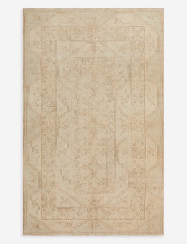 Vintage Turkish Hand-Knotted Wool Rug No. 298, 6 2  x 10  Hot on Sale