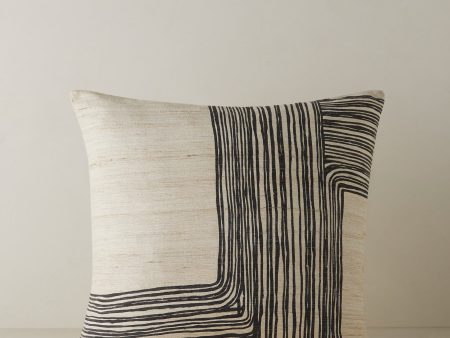 Striations Silk Pillow by Élan Byrd Cheap