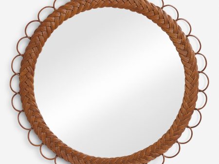 Zaniyah Round Mirror For Cheap