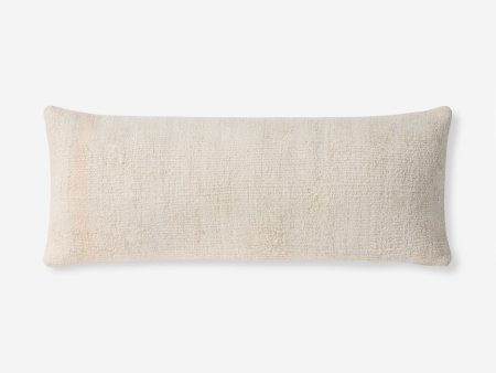 Vintage Hemp Lumbar Pillow No. 76, 12  x 27  Sale