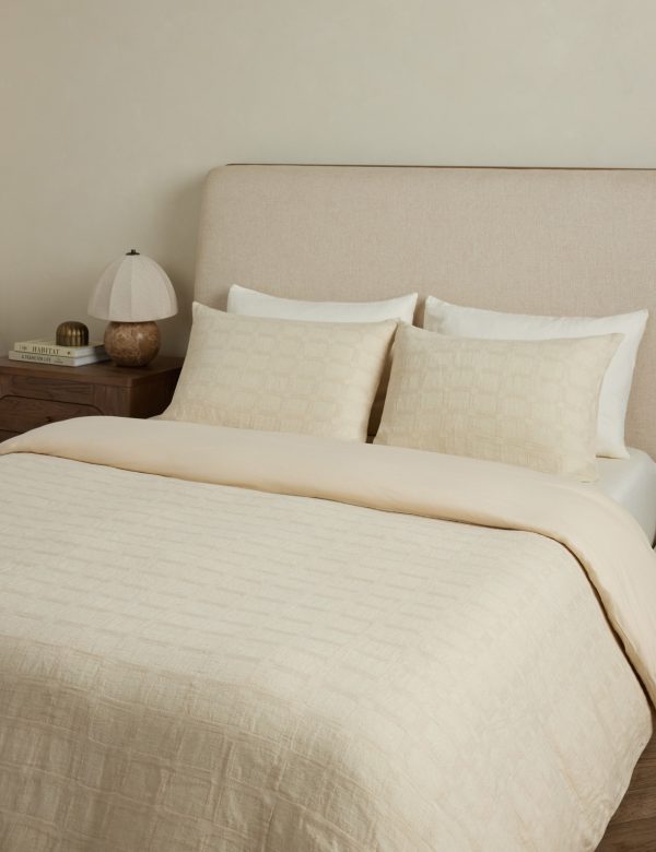 Oike Linen Duvet Cover by DISC Interiors Cheap