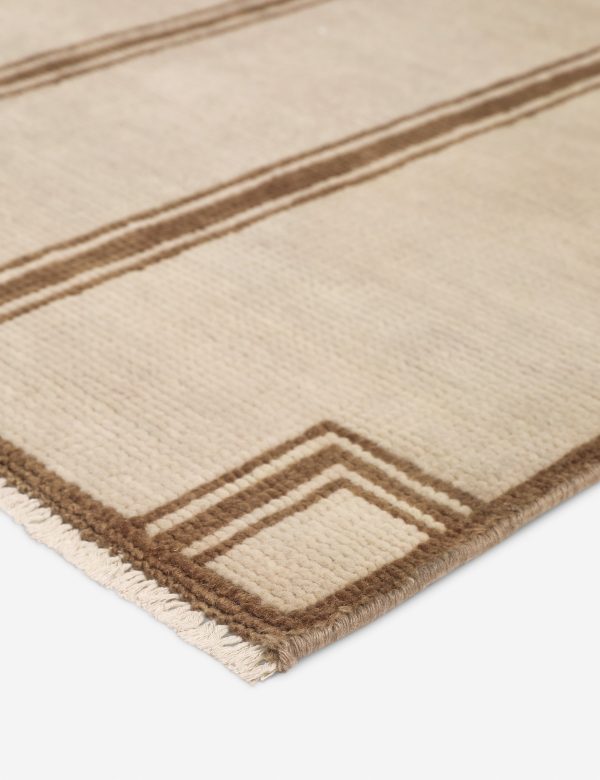 Safir Hand-Knotted Wool Rug Swatch 12  x 12  Cheap