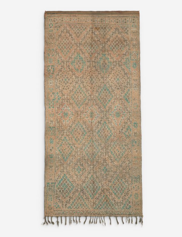 Vintage Moroccan Hand-Knotted Wool Rug No. 13, 6 2  x 13 1  For Cheap