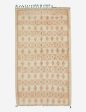 Vintage Moroccan Hand-Knotted Wool Runner Rug No. 10, 4 6  x 8 4  Supply