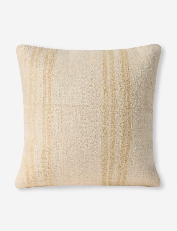 Vintage Hemp Pillow No. 67, 16  x 16  Online Hot Sale