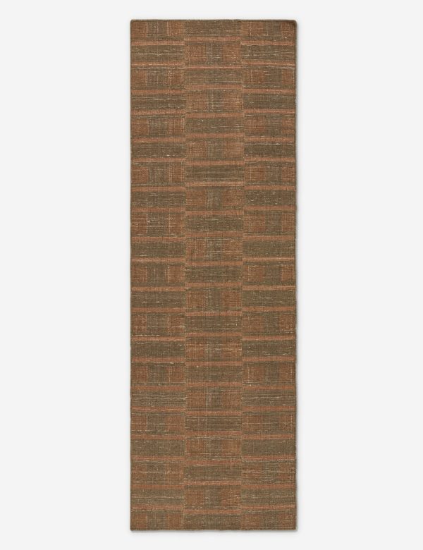 Tess Handwoven Wool-Blend Rug Swatch 12  x 12  Online Sale