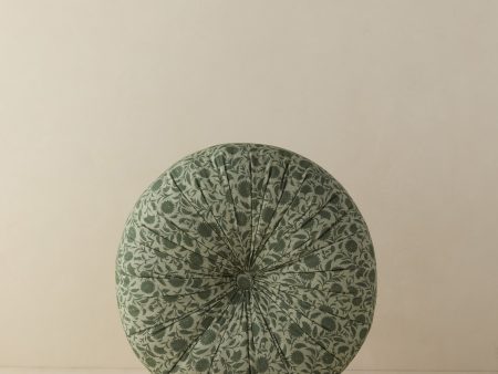 Fransen Linen Round Pillow For Sale