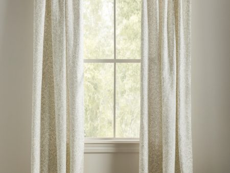 Dainty Leaves Linen Curtain Panel by Rylee + Cru Online Sale