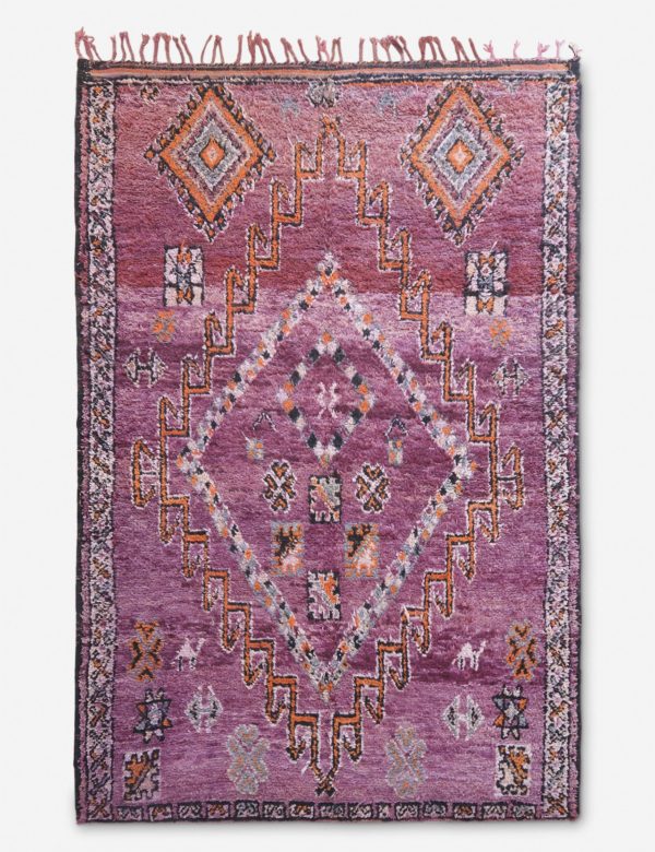 Vintage Moroccan Hand-Knotted Wool Rug No. 64, 6 3  x 8 10  Cheap