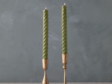 Rope Taper Candles (Set Of 2) by Greentree Home Fashion