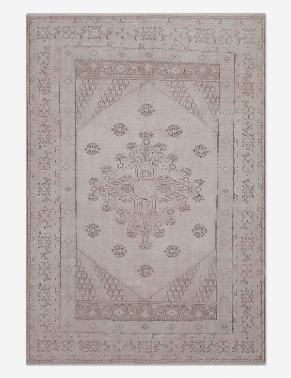 Vintage Turkish Hand-Knotted Wool Rug No. 404, 6  x 8 7  on Sale