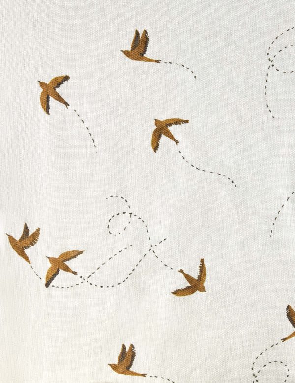 Sparrow Linen Fabric by Rylee + Cru For Sale