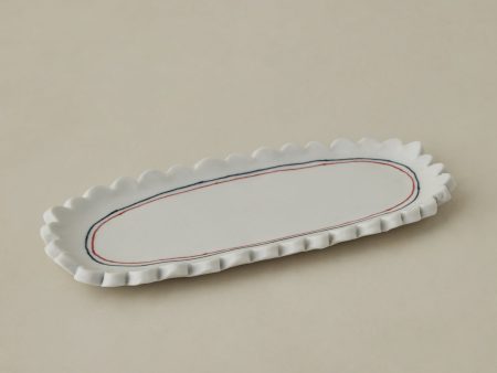 Scalloped Serving Dish by Stephanie Dawn Matthias Sale