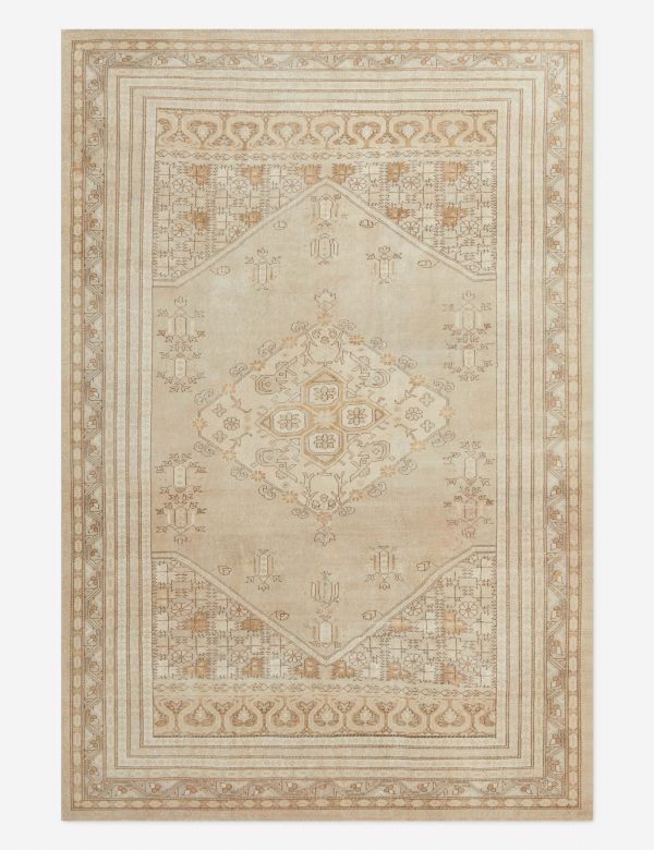 Vintage Turkish Hand-Knotted Wool Rug No. 318, 6 4  x 9 5  For Sale