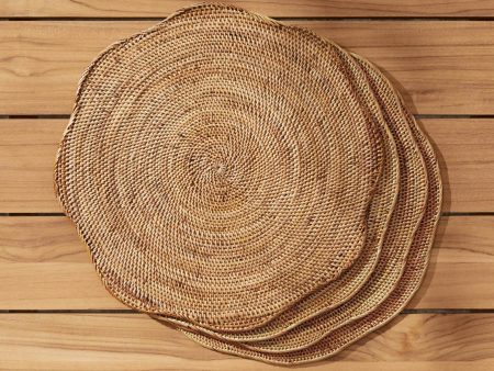 Tyna Rattan Placemats (Set of 4) Online